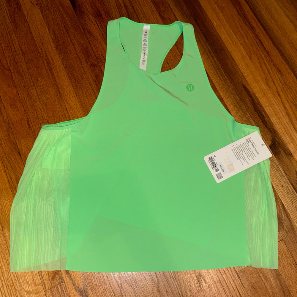 Lululemon Side Pleats Tennis Tank NWT